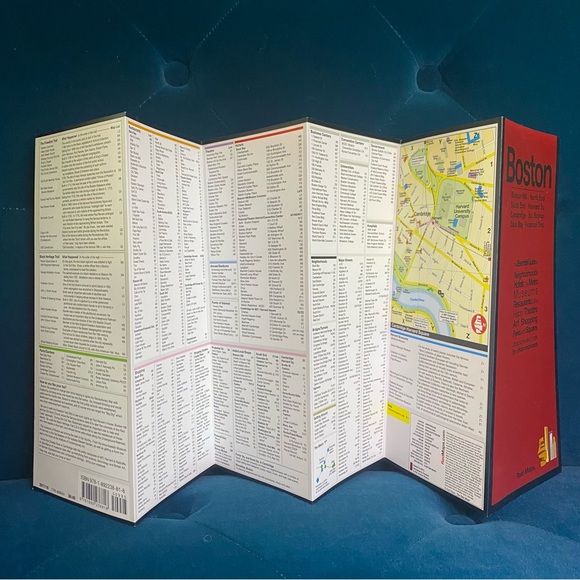 Boston RED MAP city travel guide - Picture 4 of 4